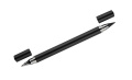 Kugelschreiber 2-in-1 TWINO, Schwarz