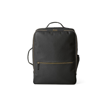 Paris 20L Rucksack recyceltem Leder passend für Laptops bis 17", Schwarz, Produktbild (2)