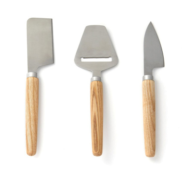VINGA Retro Käse-Set, braun, Detailansicht