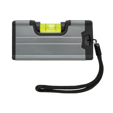 Wasserwaage im Taschenformat mit Magnet, grau, Detailansicht (2)
