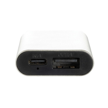 1.000 mAh Schlüsselanhänger Powerbank, grau, Detailansicht (3)