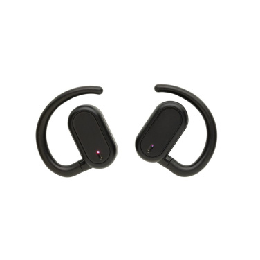 Fitsound TWS-Ohrhörer aus RCS recyceltem Kunststoff, Schwarz, Detailansicht (3)