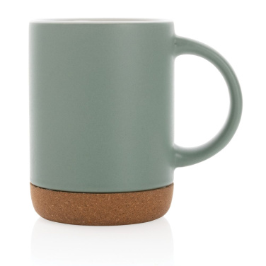 Keramikbecher mit Korkboden, 280ml, Grün, Detailansicht (2)