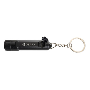 Gear X wiederaufladbare ultrahelle Key-Chain Taschenlampe, Schwarz, Detailansicht (3)