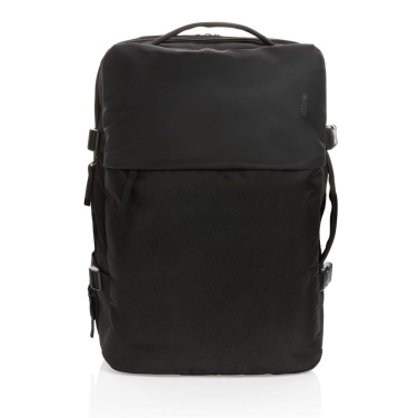 Swiss Peak AWARE™ RPET 15.6" erweiterbarer Wochenendrucksack, Schwarz, Detailansicht (2)