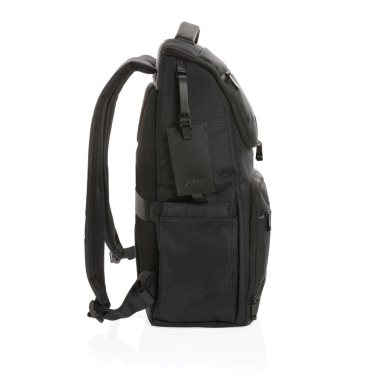 Swiss Peak AWARE™ RPET Voyager 15.6" Laptop Rucksack, Schwarz, Detailansicht (3)