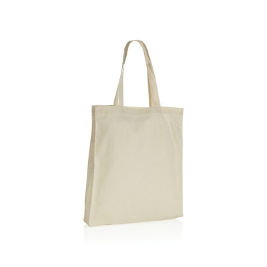 Impact AWARE™ recycelte Baumwolltasche 145gr mit Boden, cremefarben, Detailansicht (1)