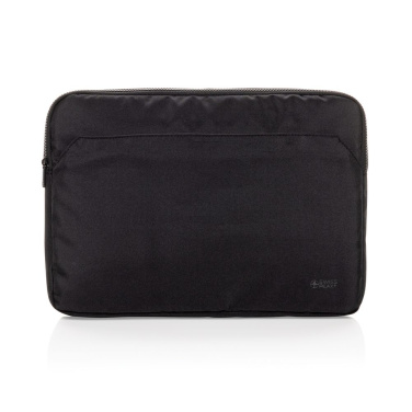 Swiss Peak Aware™ RPET Essential 15.6" Laptop Sleeve, Schwarz, Detailansicht (2)