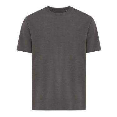 IQONIQ Nikko Heavyweight T-Shirt aus recycelter Baumwolle, Anthrazit, XXS, Detailansicht (1)