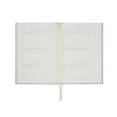 VINGA Mind GRS-recyceltes Papierjournal, Grün, Detailansicht (2)