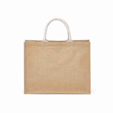 Toubkal Einkaufstasche aus Jute und recy. Baumwolle, 40cm Henkel, Natur, Produktbild (3)