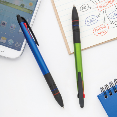 Trime – Touchpen mit Kugelschreiber, blau, zusätzliche Produktansicht 3
