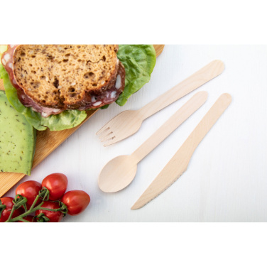 Woolly – Holzbesteck, natur, zusätzliche Produktansicht 3