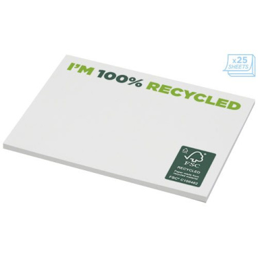 Sticky-Mate® recycelte Haftnotizen 100 x 75 mm, Weiß, Produktbild (2)