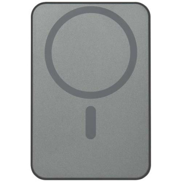 Avis 5000 mAh RCS Powerbank aus recyceltem Aluminium mit Magnetfunktion , Gunmetal, Produktbild (2)