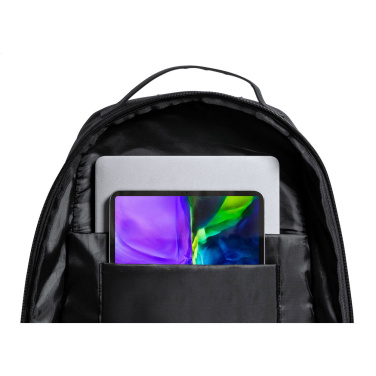 Hartur – RPET-Rucksack, schwarz, zusätzliche Produktansicht 4