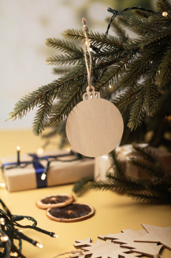 Rosvik – Weihnachtsbaum-Anhänger, Kugel, natur, zusätzliche Produktansicht 3
