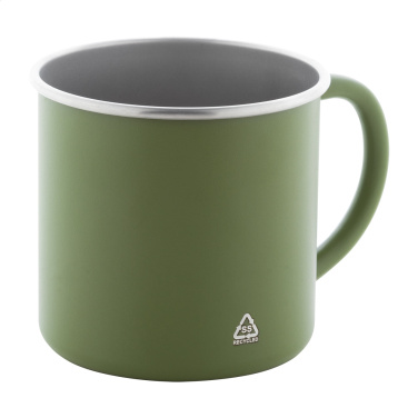 Hossa – Tasse aus recyceltem Edelstahl, grün, zusätzliche Produktansicht 2