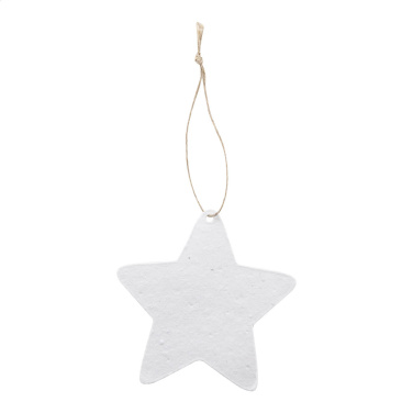 CreaJul Seed – benutzerdefinierte Saatgut Papier Christbaumschmuck, Stern, natur, zusätzliche Produktansicht 3