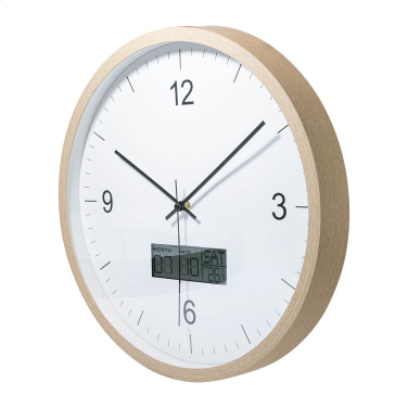 Tempora – Wanduhr aus RPP, natur, zusätzliche Produktansicht 2