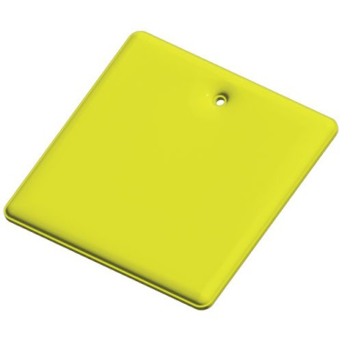 RFX™ H-16 Reflektierender Anhänger, quadratisch – neongelb, Produktbild (1)