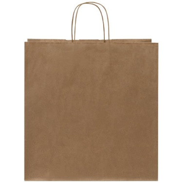 Kraftpapiertasche 80-90 g/m² mit gedrehten Griffen – 34 × 20 × 35 cm, Produktbild, Kraftbraun (2)