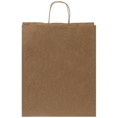 Kraftpapiertasche 80-90 g/m² mit gedrehten Griffen – 32 × 12 × 40 cm, Produktbild, Kraftbraun (2)