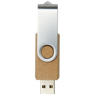 Rotate USB-Stick 2.0 aus recyceltem Papier – Kraftpapier, 32GB, Produktbild, Kraftbraun (1)