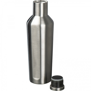 Thermosflasche aus Edelstahl, 500 ml, NATALIE, grau, Produktbild (2)