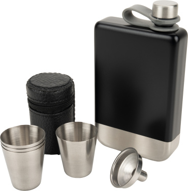 TAHAT Schwarzwolf Flachmann-Set, Schwarz, Produktbild (4)
