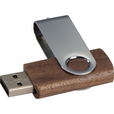 USB-Stick 4GB LEAGUE CITY, braun, Produktbild (2)