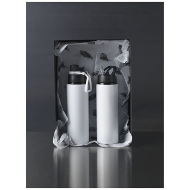 Fitz 800 ml Sportflasche, Schwarz, Produktbild, Durchgehend schwarz (3)