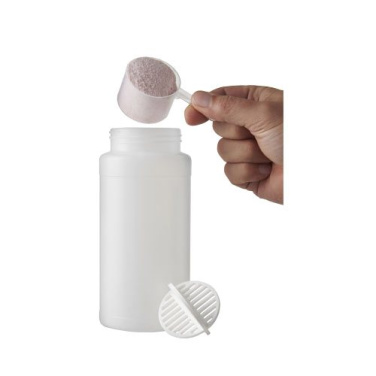 Baseline Plus 500 ml Shakerflasche, Lila / Milchig-transparent, Produktbild, Lila / Matt klar (2)
