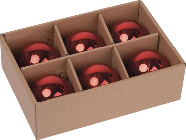 Weihnachtskugel-Set LILLEHAMMER, Rot, Produktbild (3)