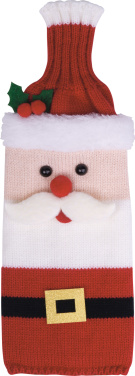 Weihnachtliche Weinflaschenhülle ANTARCTIC, Rot, Produktbild (2)