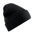 Polylana® Original Mütze mit Umschlag, schwarz