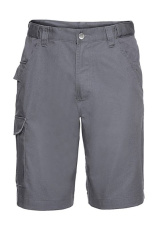 Twill Workwear Shorts, Konvoi Grau