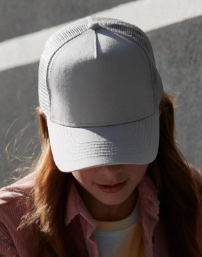 Junior Snapback Trucker, hellgrau/hellgrau - Beechfield (2)
