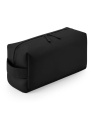 Schuh-/Accessoire-Tasche aus mattem PU, schwarz