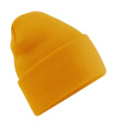 Originale Mütze mit tiefem Umschlag, Senf