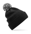 Recycled Snowstar® Beanie, schwarz/weiß