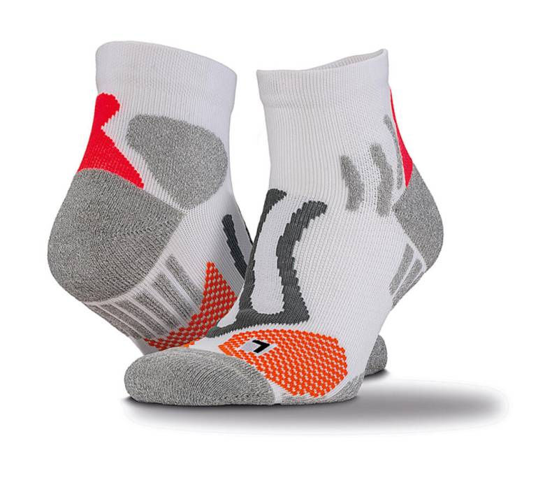 Technische Kompressions-Sportsocken, weiß - Spiro (1)