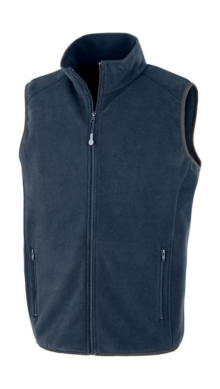 Polarthermischer Bodywarmer aus recyceltem Fleece, marineblau - Result Recycled (1)