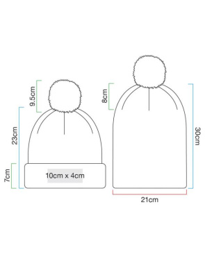 Snowstar® Mütze aus Bio-Baumwolle, schwarz - Beechfield (3)