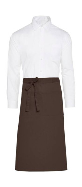 ROM – Bistroschürze aus Recyclingmaterial mit Tasche, grau - SG Accessories - BISTRO (2)