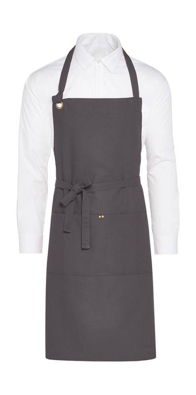 PROVENCE - Ösenschürze mit Tasche, grau - SG Accessories - BISTRO (1)