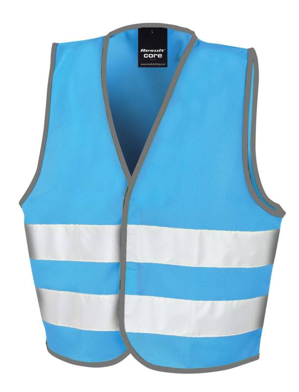 Warnweste für Kinder, himmelblau - Result Safe-Guard (1)