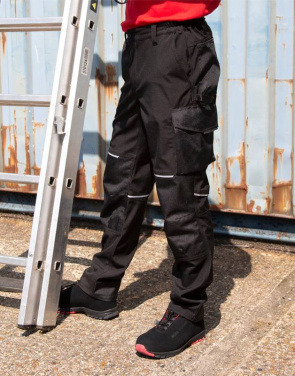 Schmale Softshell-Arbeitshose, schwarz - Result Work-Guard (4)