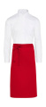 ROM – Mittellange Bistroschürze mit Tasche, rot