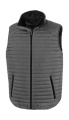 Thermoquilt Weste, grau/schwarz